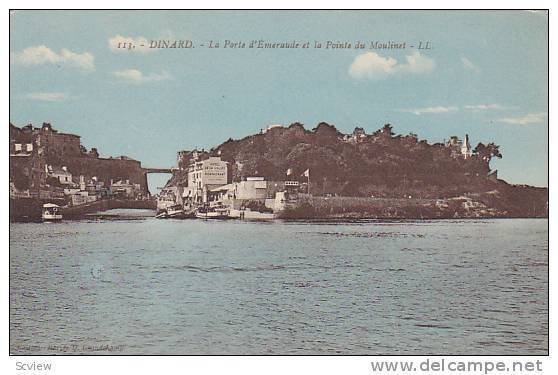 DINARD, La Porte d'Emeraude et la Pointe du Moulinet, Ille et Vilaine, France...