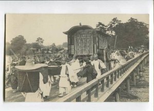 3086095 JAPAN FESTIVAL in KYOTO view Vintage real photo PC#11