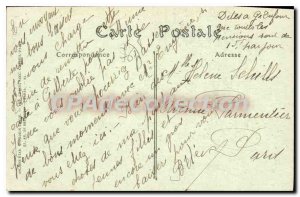 Postcard Old Treport Before the port and the Cliffs