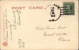 Baton Rouge Louisiana LA State University Campus Rotograph c1900s-20s Postcard