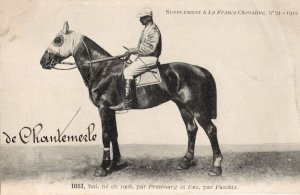 Iosi La France Chevaline Race 1908 Horse Signed Old PB Postcard