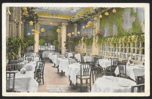 Italian Garden Kaiserhof Hotel Chicago Illinois Used c1917