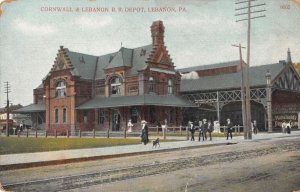 Lebanon Pennsylvania Cornwall and Lebanon Train Station Vintage Postcard AA35050