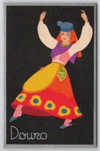 Douro Portugal Costumes Dancando O Vira No.65 Colorful Postcard N24