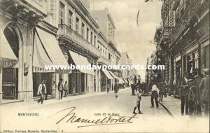 uruguay, MONTEVIDEO, Calle 25 de Mayo, Shops (1899)