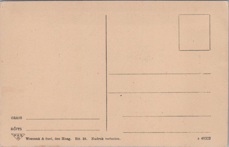 Netherlands Rotterdam Delftsevaart Vintage Postcard C046