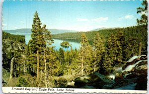 Postcard - Emerald Bay and Eagle Falls, Lake Tahoe - South Lake Tahoe, CA