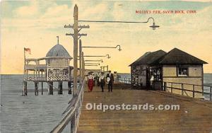 Wilcox's Pier Restaurant Savin Rock, Connecticut, CT, USA 1915 