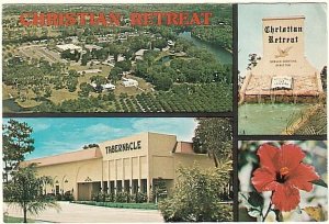 Christian Retreat, Bradenton, Florida, 1983 Chrome Multiview Postcard, Slogan