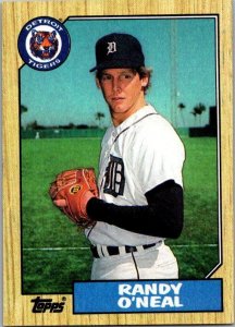 1987 Topps Baseball Card Randy O'Neal Detroit Tigers sk13733