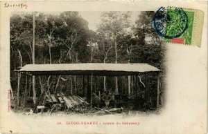 CPA AK Diego Suarez- Scierie du Sakaramy MADAGASCAR (830023)