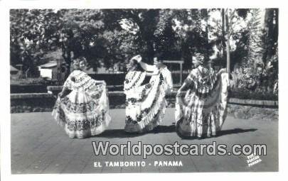 Real Photo El Tamborito Panama Panama Unused 