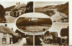 Dorset Postcard - Views of Osmington - Real Photograph - Ref 7143A