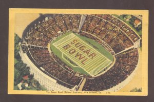 NEW ORLEANS LOUISIANA THE SUGAR BOWL FOOTBALL STADIUM VINTAGE POSTCARD