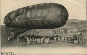 PC NANTES BALLON SAUCISSE ZEPPELIN BALLOON AVIATION (a19438)