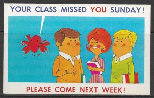 Humour - Your Class Missed You Sunday! - [MX-619]