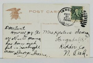 SD Capitol at Pierre, South Dakota 1908 Postcard M14