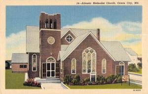 Ocean City Maryland Atlantic Methodist Church Antique Postcard K94969