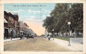 Oak St. Looking South - Baraboo, Wisconsin WI