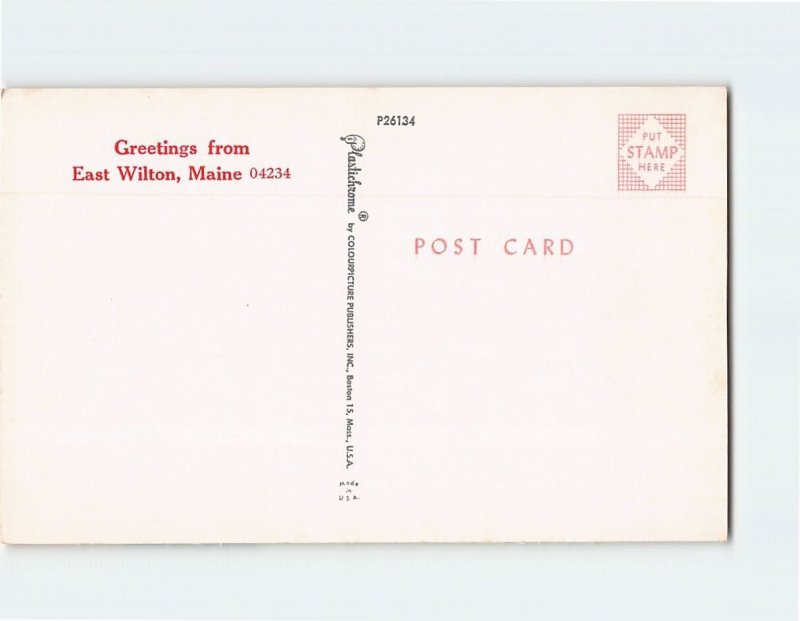 Postcard Tell Me About Your Suppressed Desires!, Greetings from East Wilton, ME