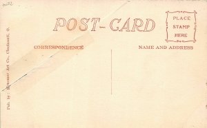F54/ New Richmond Ohio Postcard University Settlement People Porch 