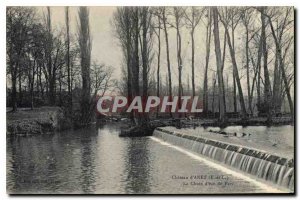 Old Postcard Chateau d'Anet E and L Park Water Fall