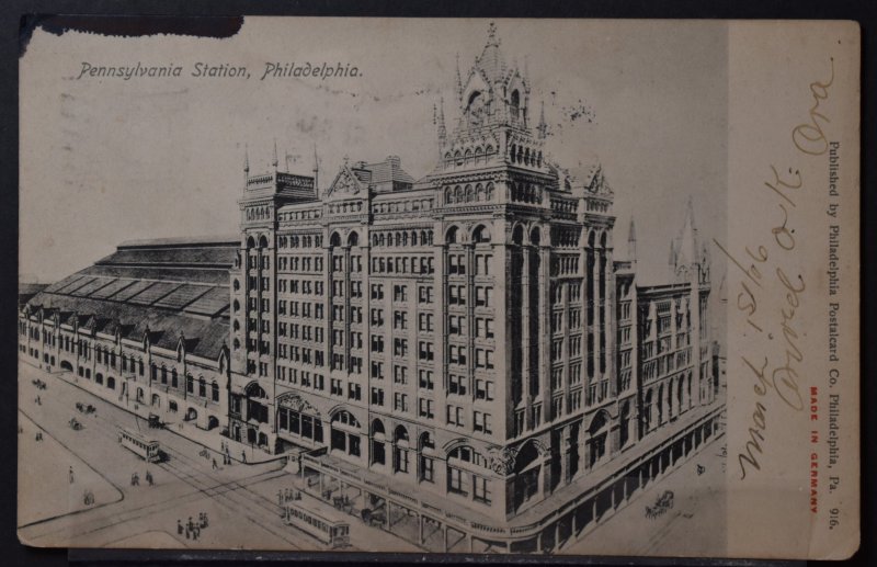 Philadelphia, PA - Pennsylvania Station - 1906