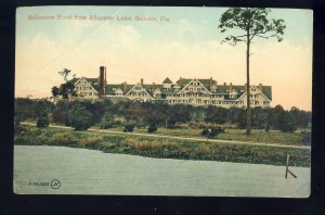 Belleair, Florida/FL Postcard, Belleview Hotel From Alligator Lake