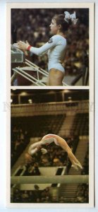 254622 USSR Gymnastics Olympics Moscow 1980 maria Filatova old postcard