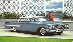 Baltimore MD Bernie's Road 1960 Chevrolet Impala Dealership Postcard