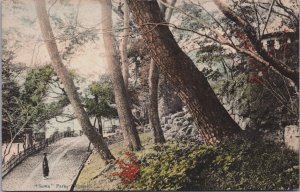 Japan Suwa Park Nagasaki Colored Postcard C248