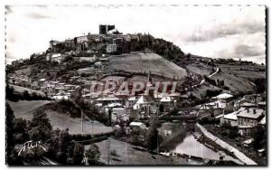 Postcard Old Saint Flour General view