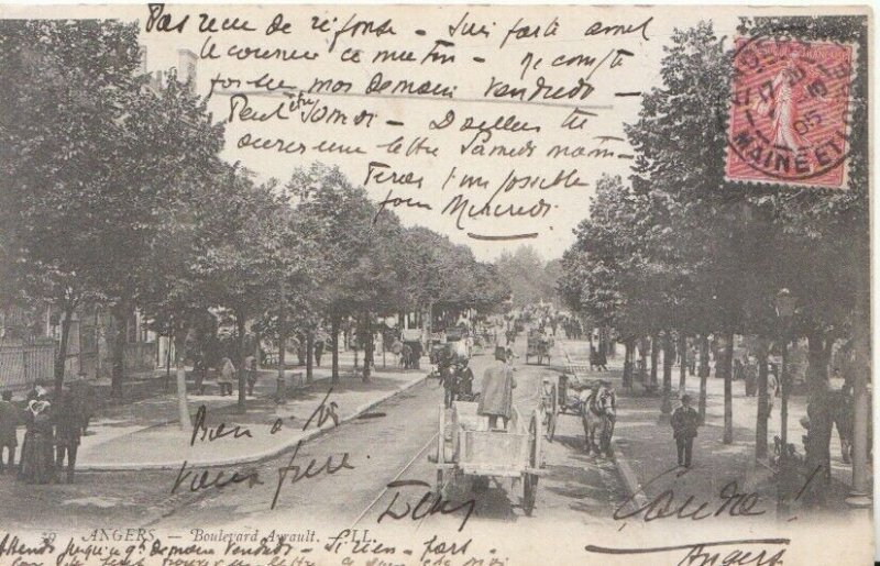 France Postcard - Angers - Boulevard Ayrault - TZ12223