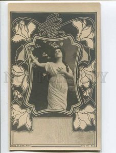 3048131 Long Hair Opera Ballet Star PHOTO Art Nouveau