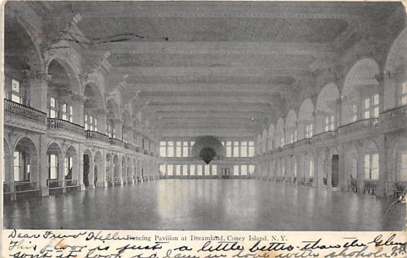 Dancing Pavilion, Dreamland Coney Island, NY, USA Amusement Park 1906 Missing...