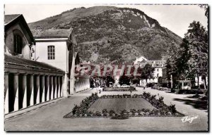 Luchon - The Flower beds in bloom - Old Postcard