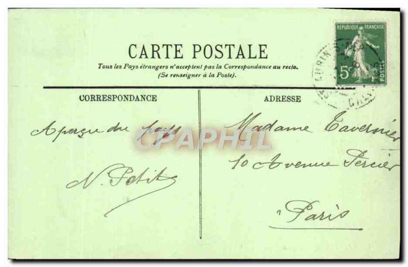 Old Postcard Saint Aubin Beach Children