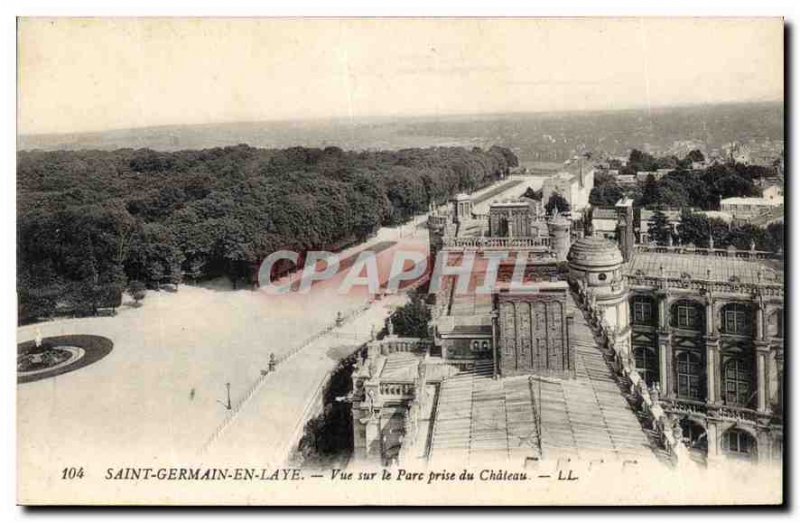 Old Postcard Saint Germain en Laye View Parc du Chateau decision