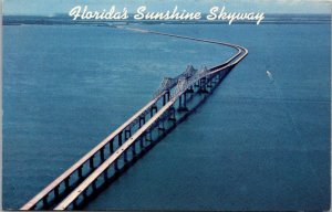 Florida St Petersburg The Sunshine Skyway Bridge