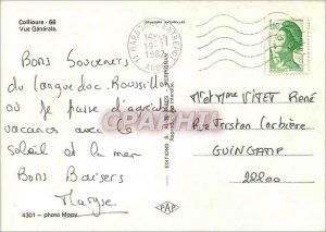 Modern Postcard Collioure Vue generale