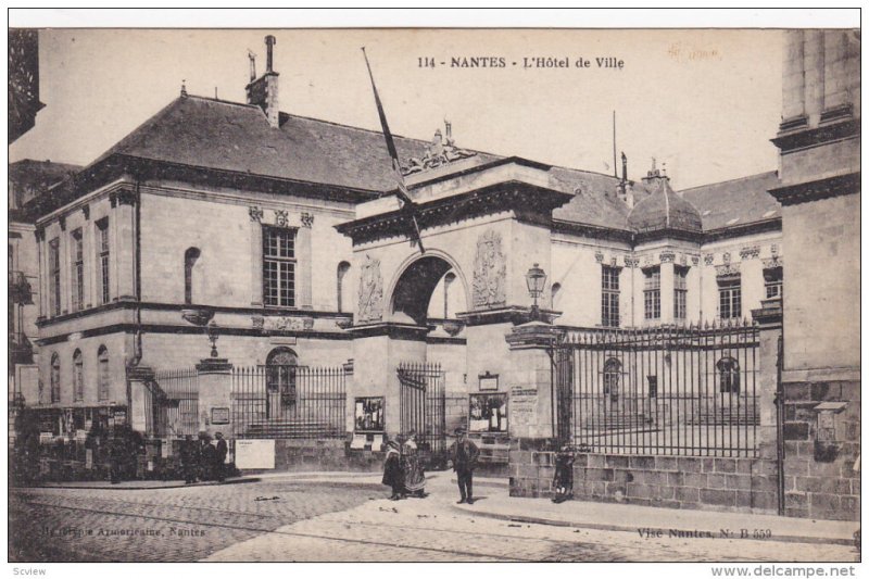 L'Hotel De Ville, NANTES (Loire Atlantique), France, 1900-1910s