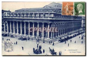 Postcard Old Bordeaux Grand Theater