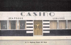 Zanesville Ohio Casino Restaurant Vintage Postcard AA30074