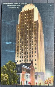 Vintage Postcard 1930-1945 Pennsylvania Power & Light Co. Building Allentown PA