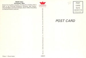 Music Hall, Cincinnati, Ohio 