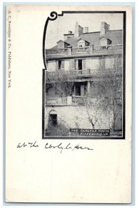 1898 Carlyle House Exterior View Alexandria Virginia VA Vintage Antique Postcard