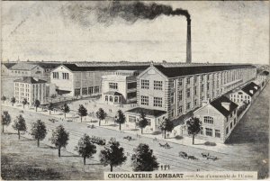 CPA PARIS 13e - Chocolaterie Lombart - Vue d'ensemble de l'Usin (56318)