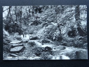 Cornwall TINTAGEL St. Nectan's Glen - Old RP Postcard by Overland Views 5/200