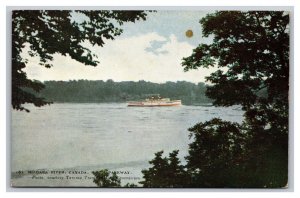 Vintage 1910s Postcard Niagara River, Canada, from Parkway