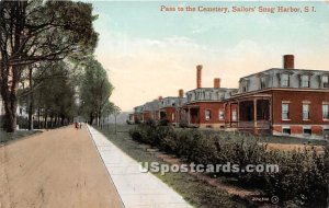 Pass to the Cemetery - Sailors Snug Harbor, New York NY  